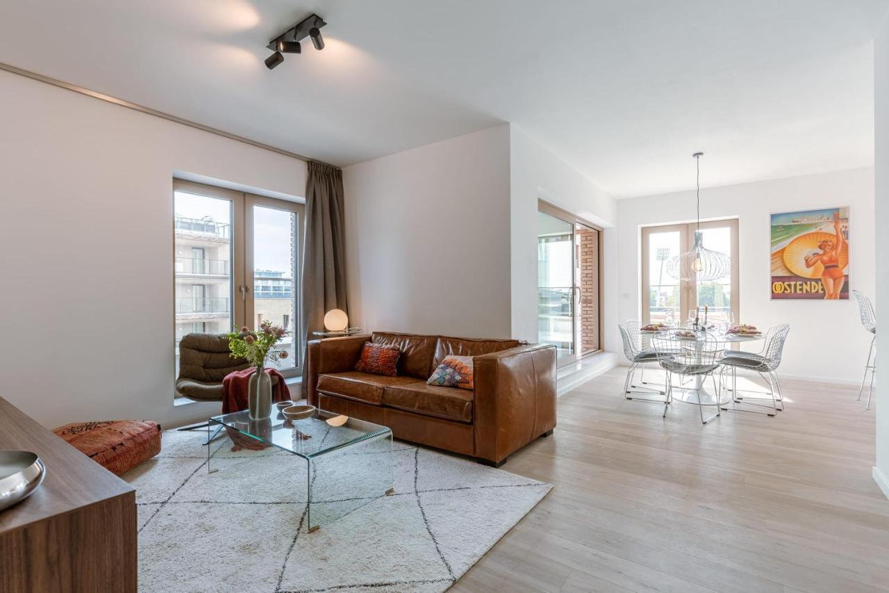 Huswell - Beautifully Decorated Apartment With Sunny Terrace أوستيند المظهر الخارجي الصورة